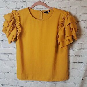 Fashion Nova Yellow Mustard  Top